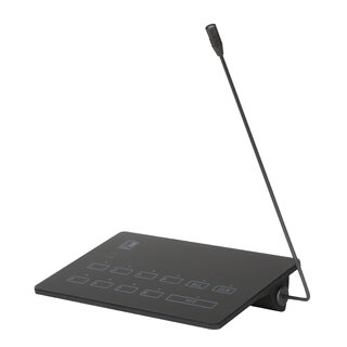 Audac MPX88, Paging med touch panel Paging for 8 soner
